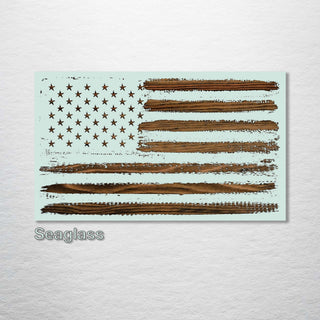 American Flag (inverted) - Fire & Pine
