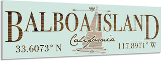 FP1829 - Balboa Island Sailboat Engraved Stick (Standard)