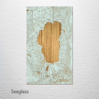Lake Tahoe, CA Map (MI-SM) Engraved Map (Standard)
