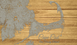 FireP1000 Customily Engraved Wood Map
