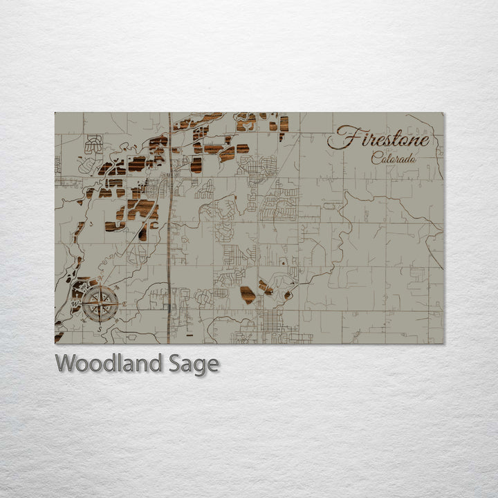 Firestone, Colorado Street Map