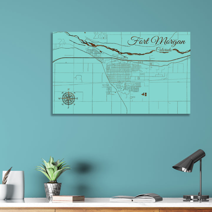 Fort Morgan, Colorado Street Map