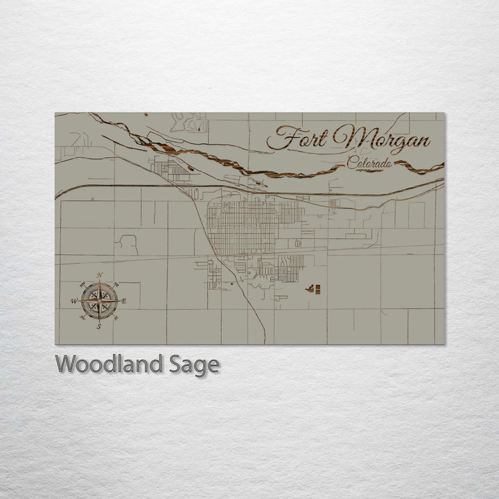 Fort Morgan, Colorado Street Map