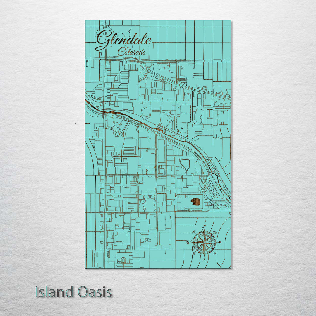 Glendale, Colorado Street Map