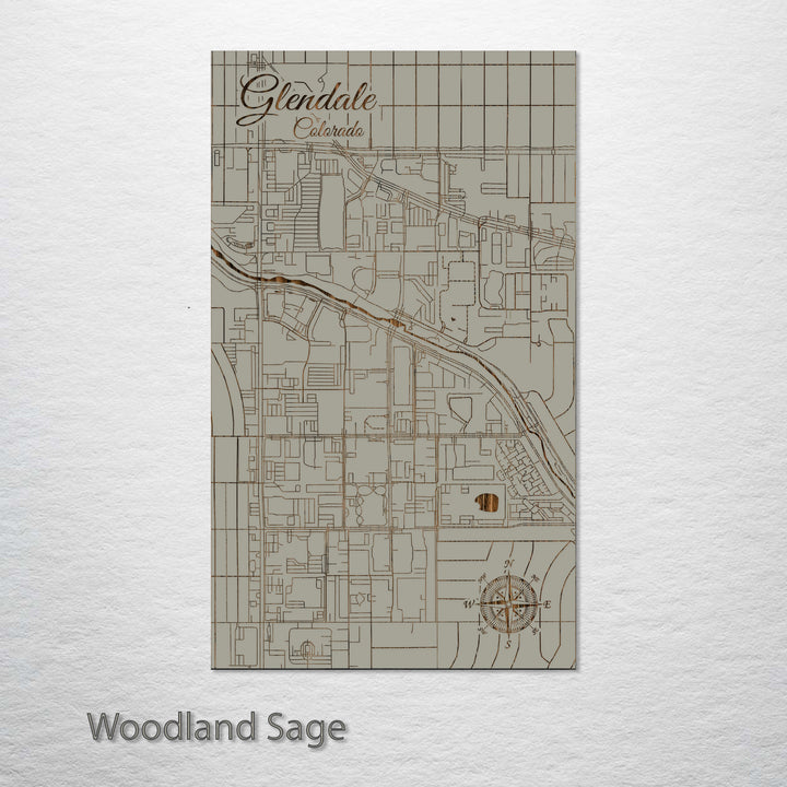 Glendale, Colorado Street Map