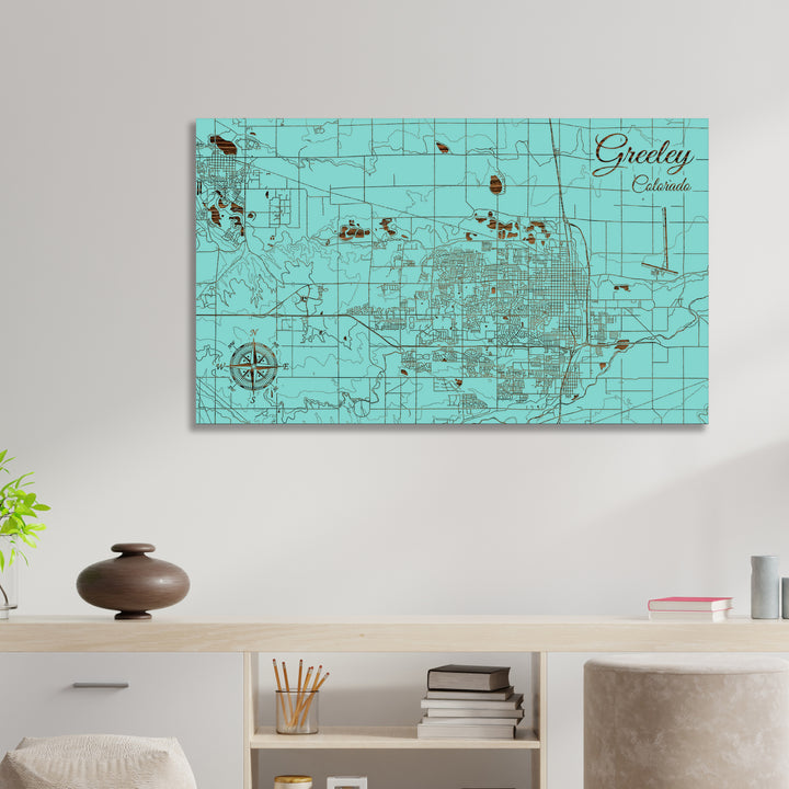 Greeley, Colorado Street Map