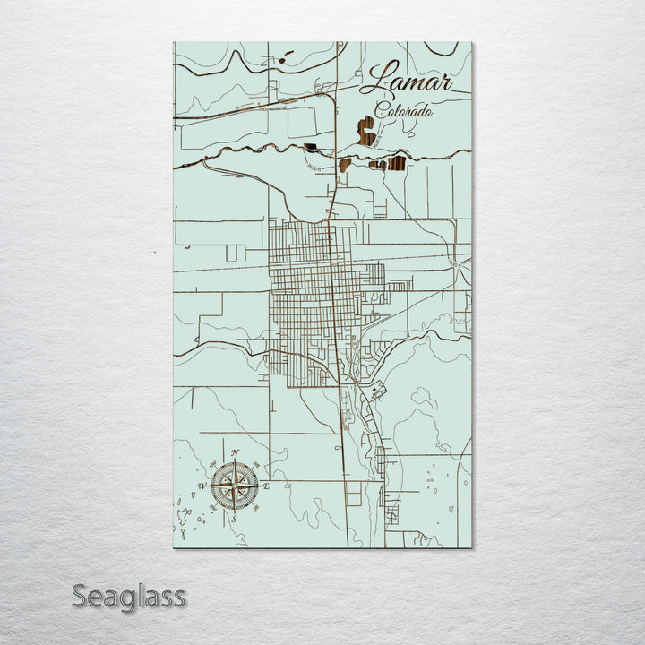 Lamar, Colorado Street Map