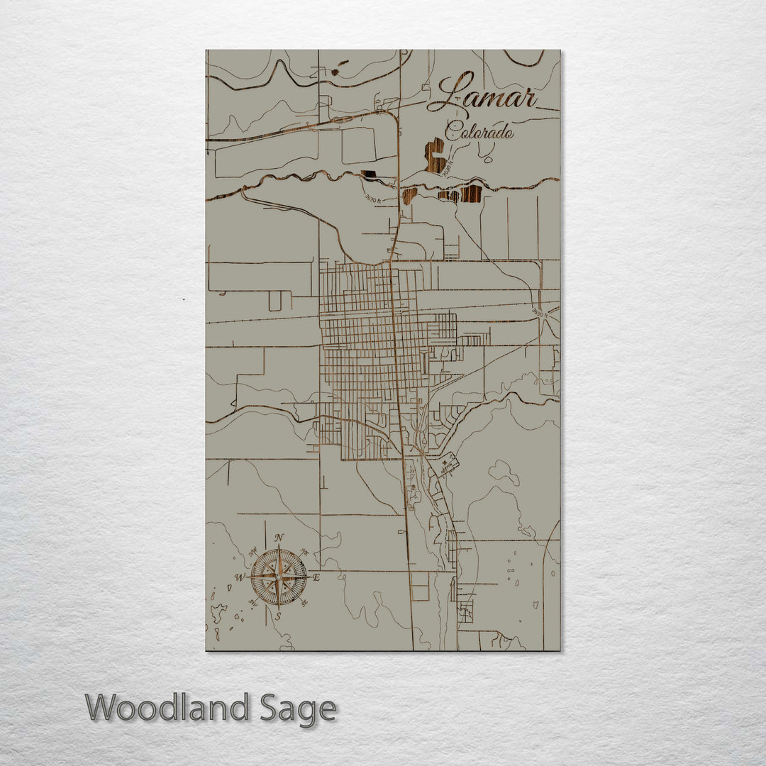 Lamar, Colorado Street Map