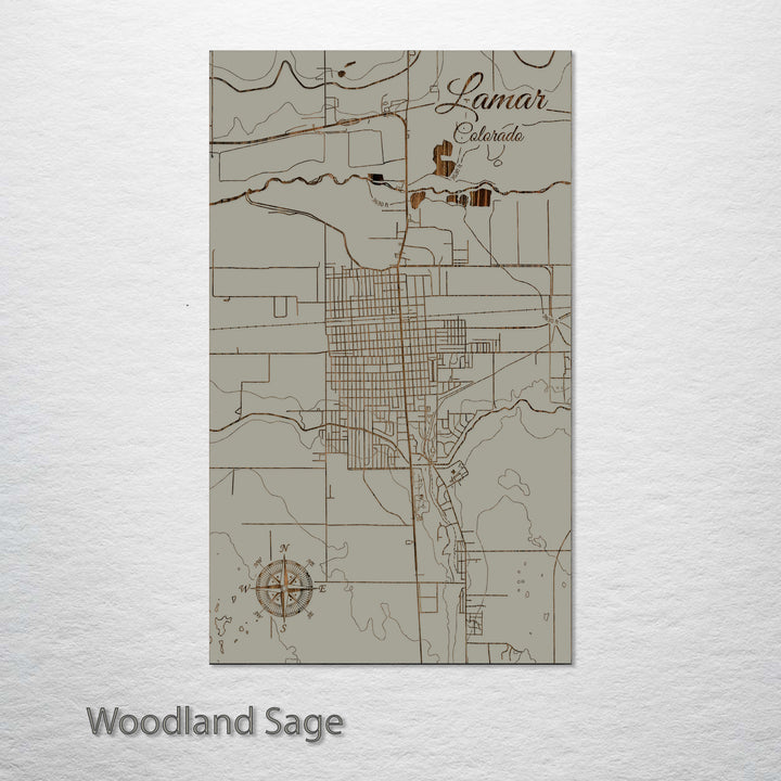 Lamar, Colorado Street Map