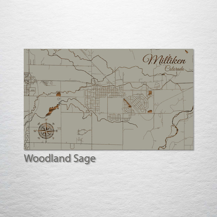 Milliken, Colorado Street Map