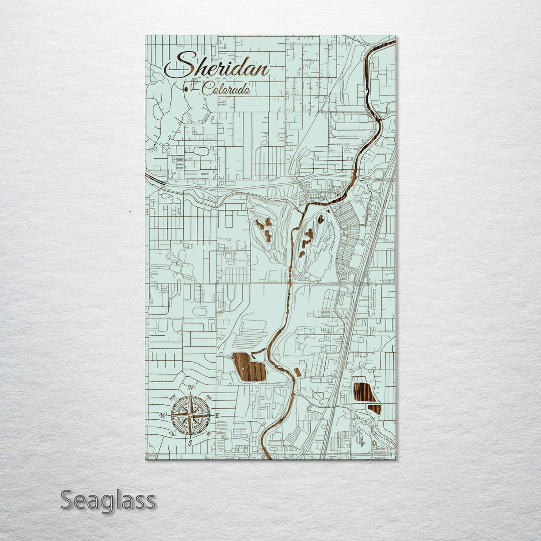 Sheridan, Colorado Street Map