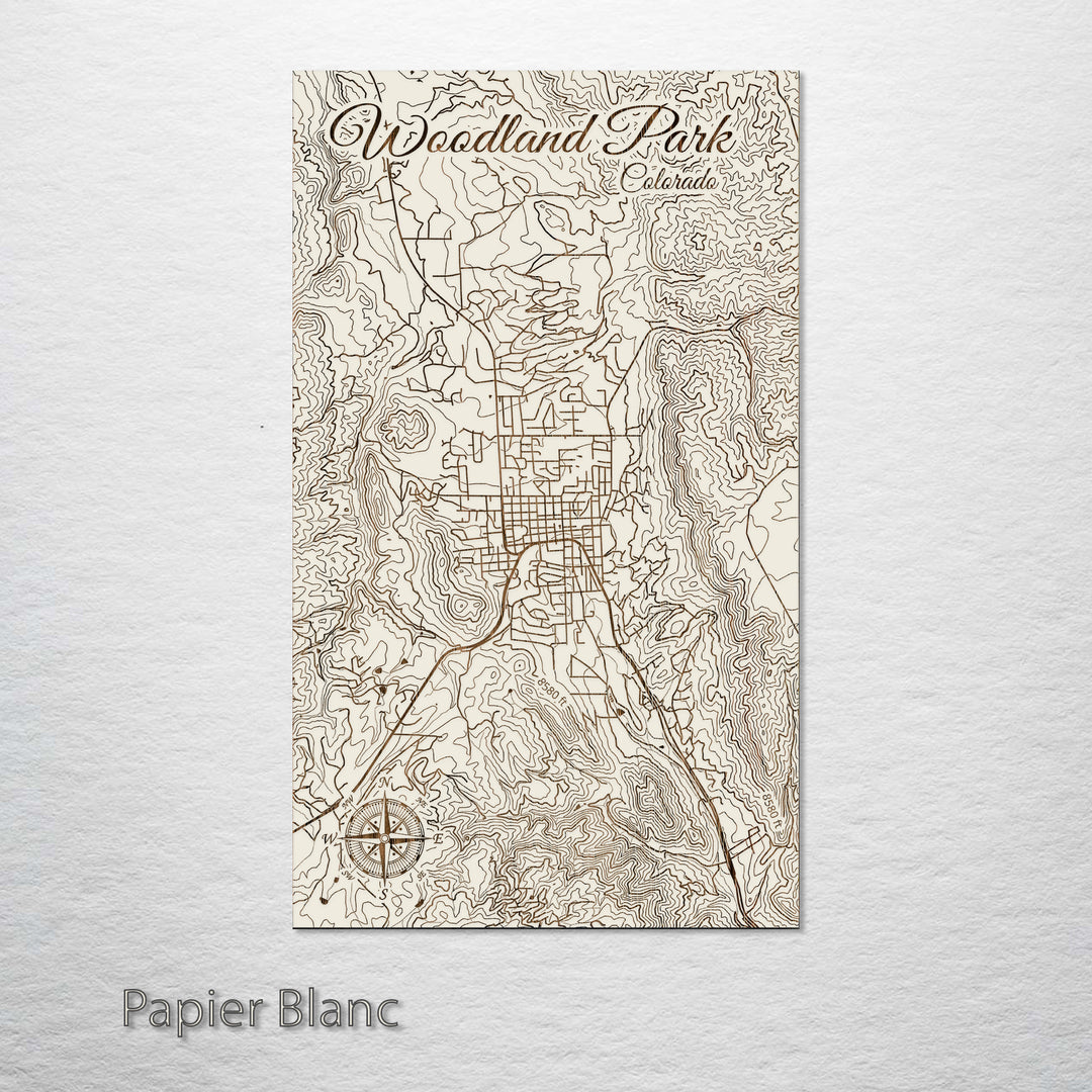 Woodland Park, Colorado Street Map