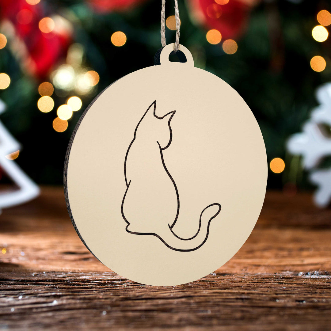 Cat Silhouette Ornament