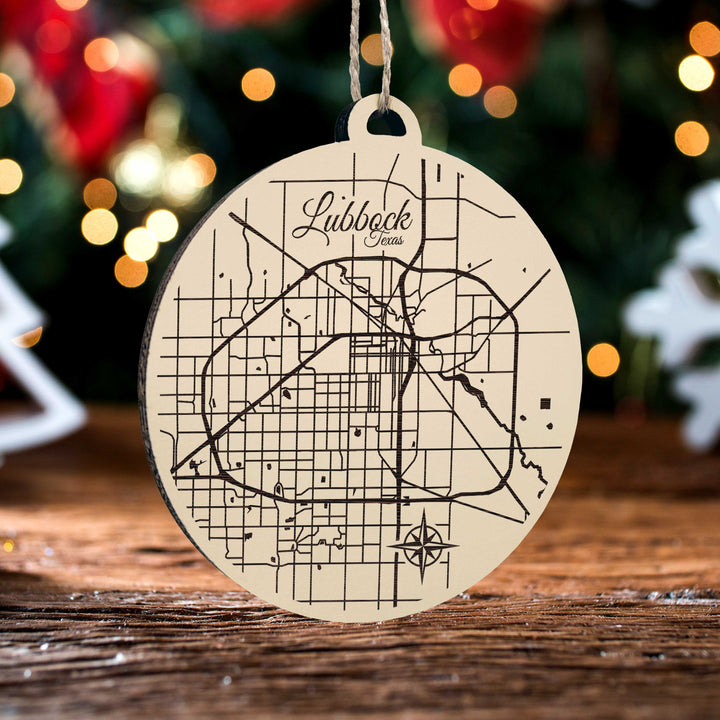 Lubbock, Texas Round Ornament