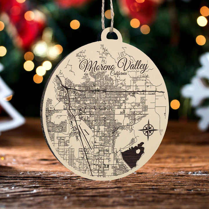 Moreno Valley, California Round Ornament