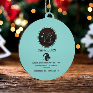 Capricorn Zodiac Ornament