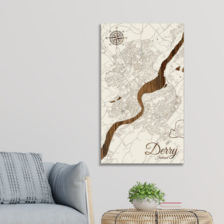 Derry, Ireland Street Map