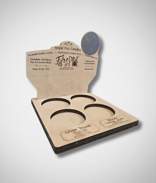 2 Scent Candle Display