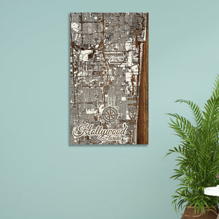 Exclusive - Hollywood, Florida Street Map