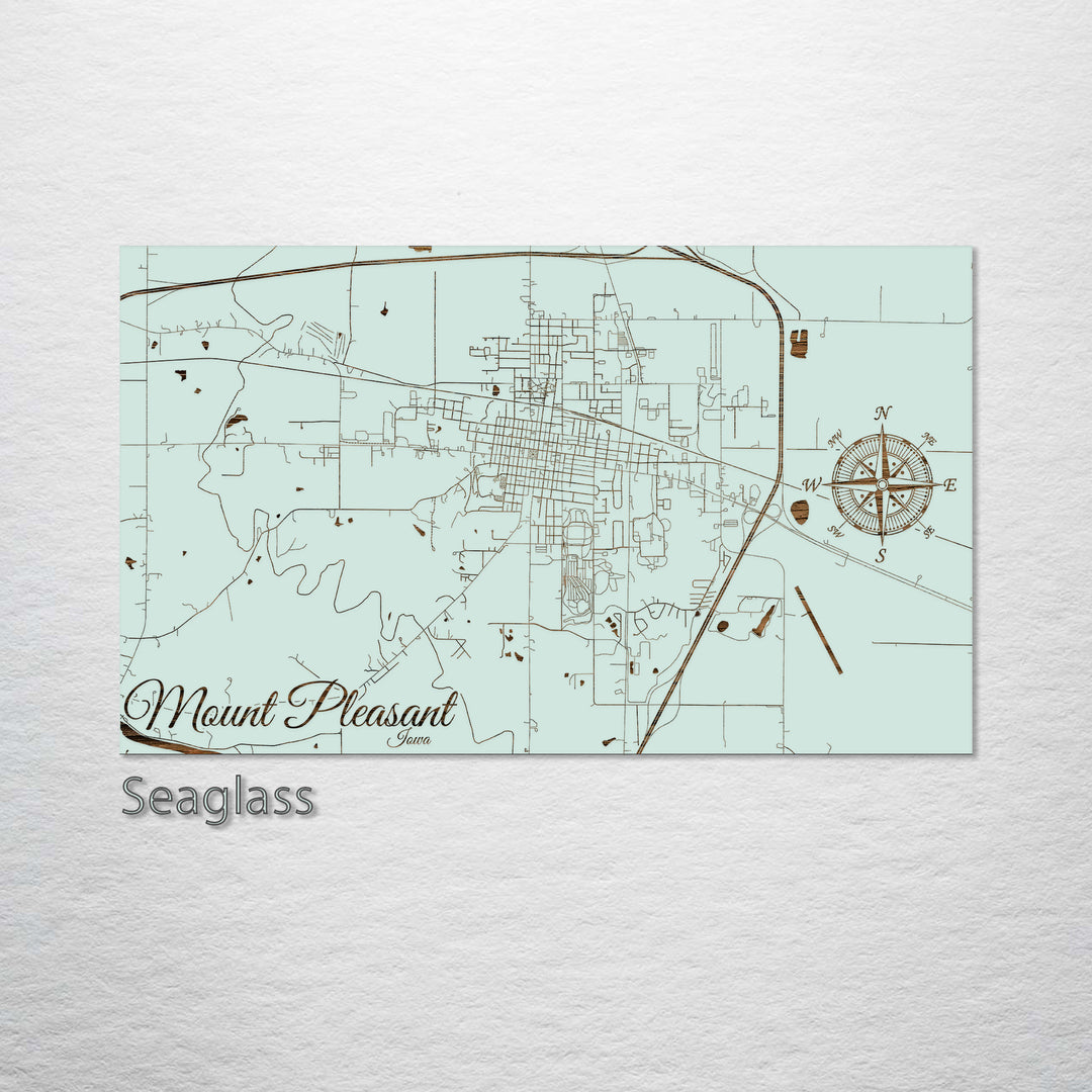 Mount Pleasant, Iowa Street Map