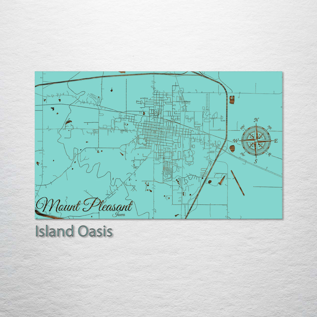 Mount Pleasant, Iowa Street Map