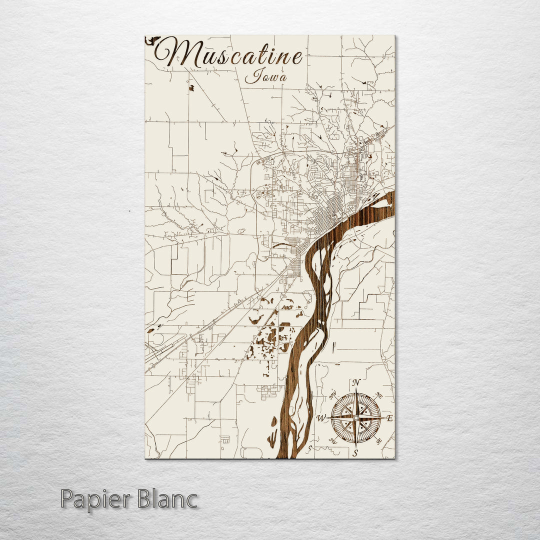 Muscatine, Iowa Street Map