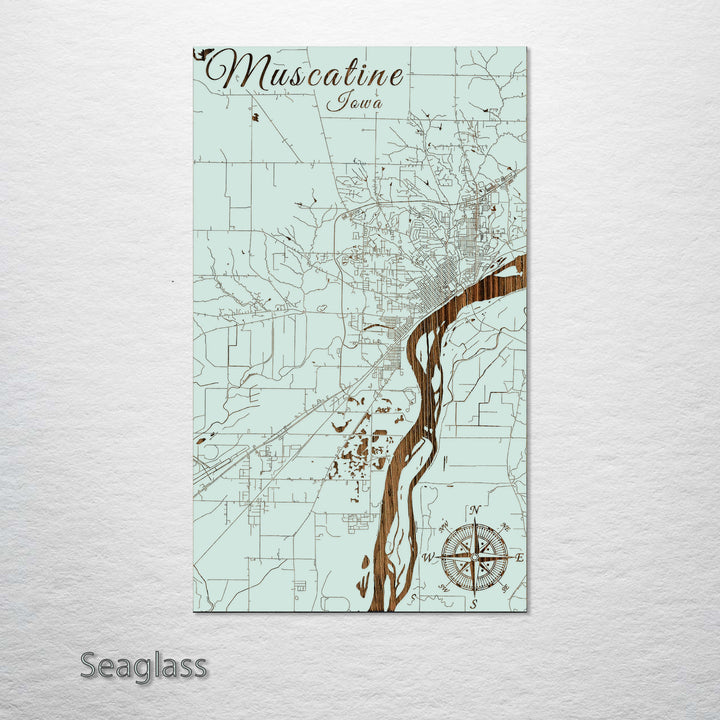 Muscatine, Iowa Street Map