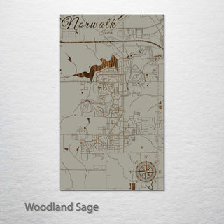 Norwalk, Iowa Street Map