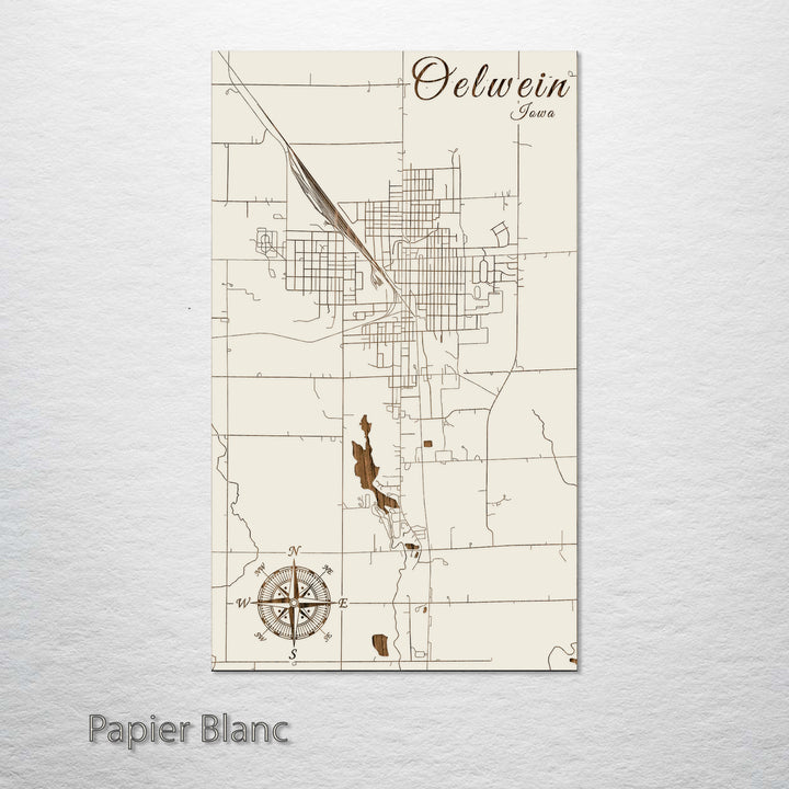 Oelwein, Iowa Street Map