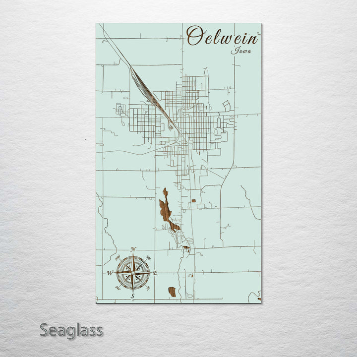 Oelwein, Iowa Street Map