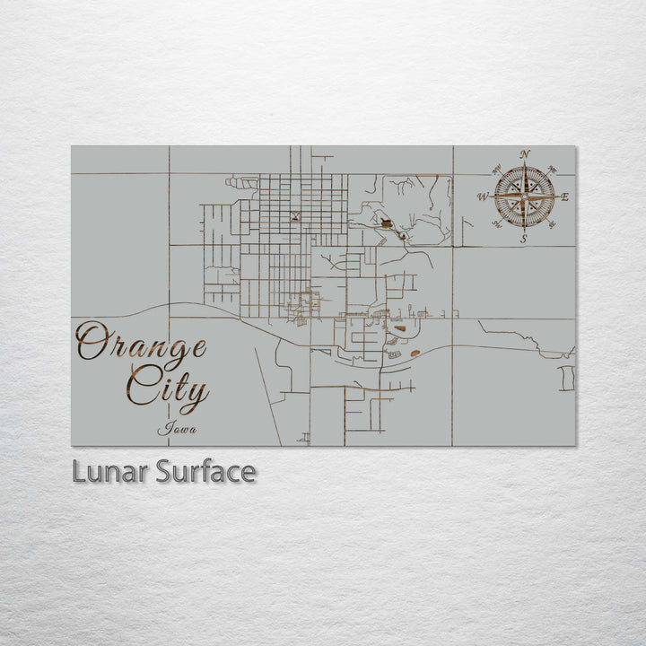 Orange City, Iowa Street Map