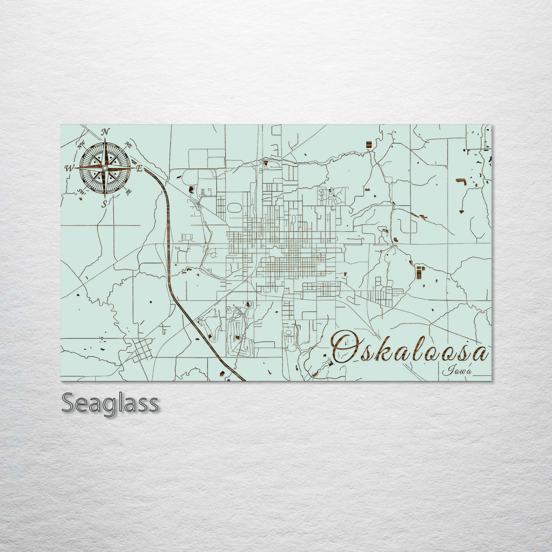 Oskaloosa, Iowa Street Map