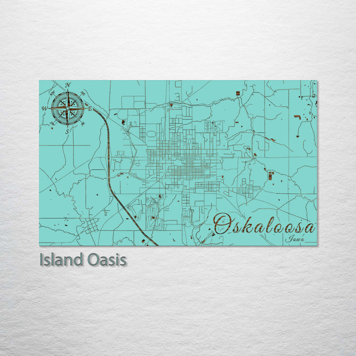 Oskaloosa, Iowa Street Map