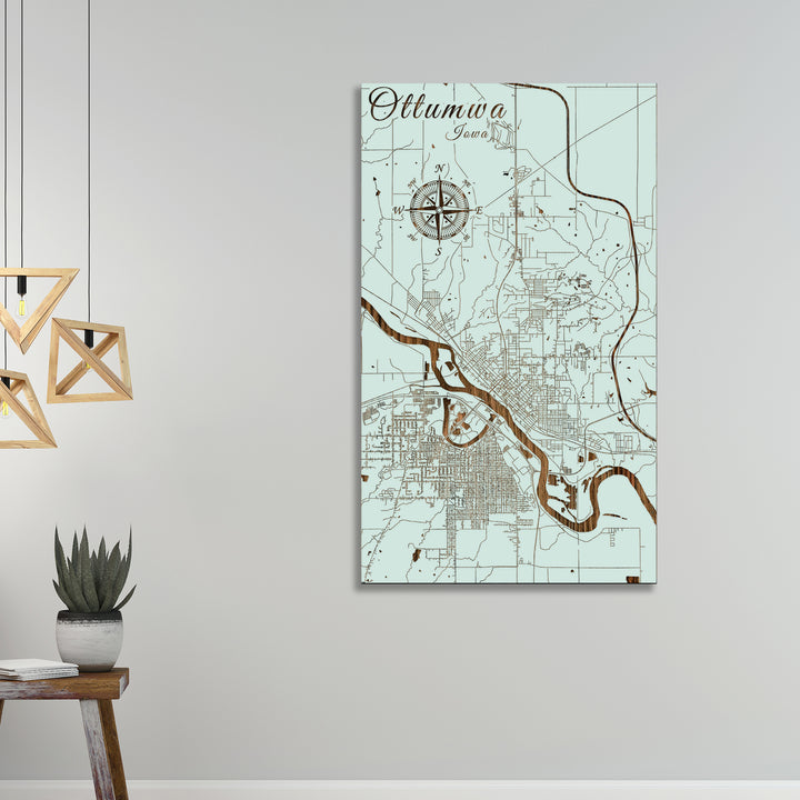 Ottumwa, Iowa Street Map