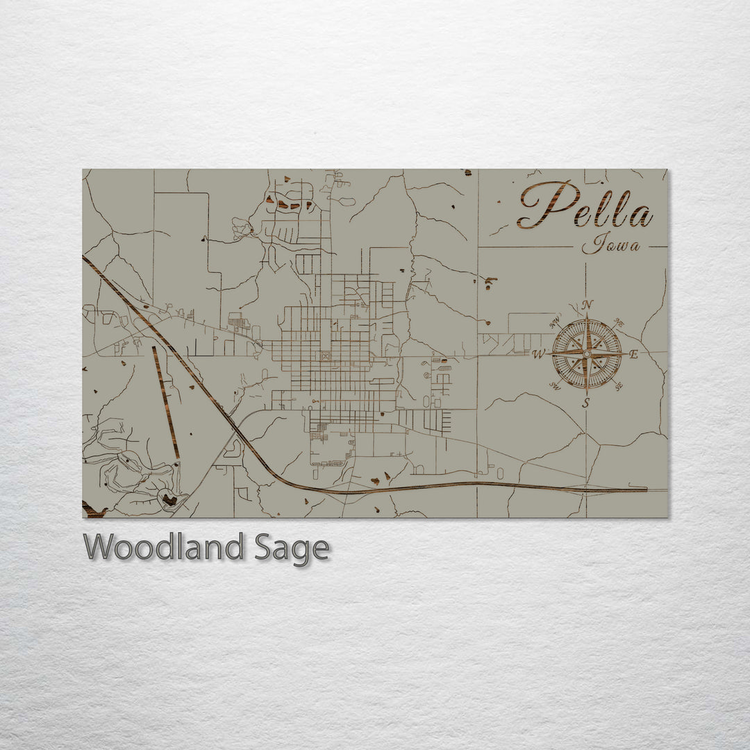 Pella, Iowa Street Map