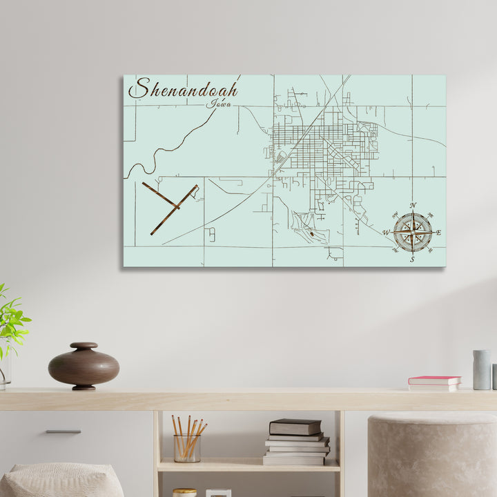 Shenandoah, Iowa Street Map