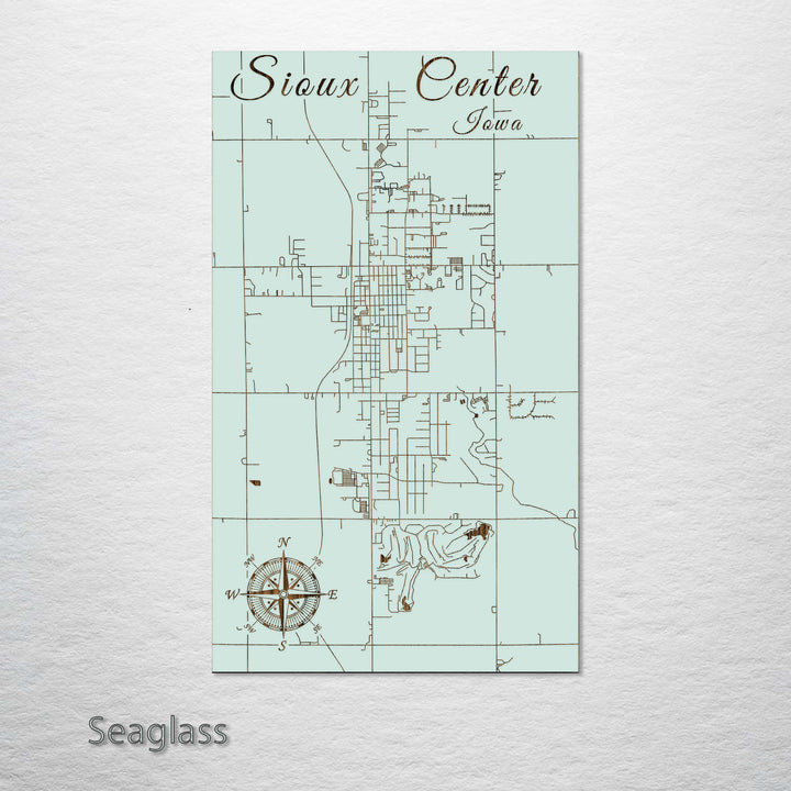 Sioux Center, Iowa Street Map