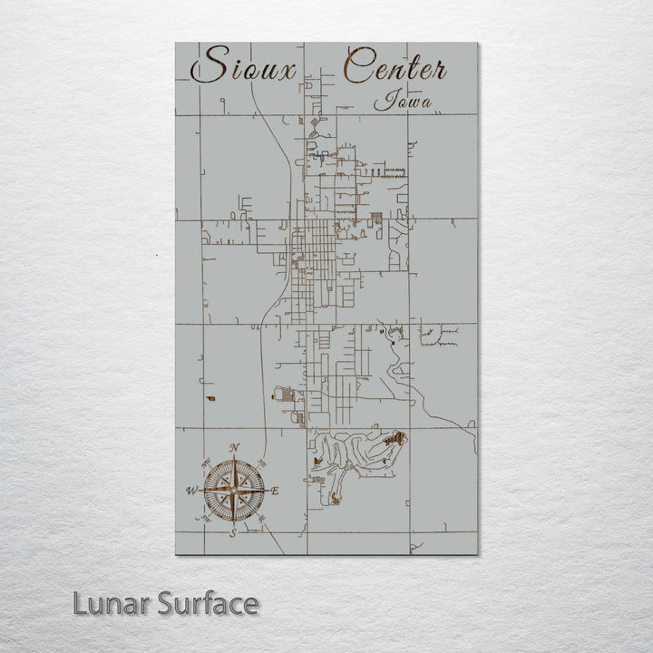 Sioux Center, Iowa Street Map