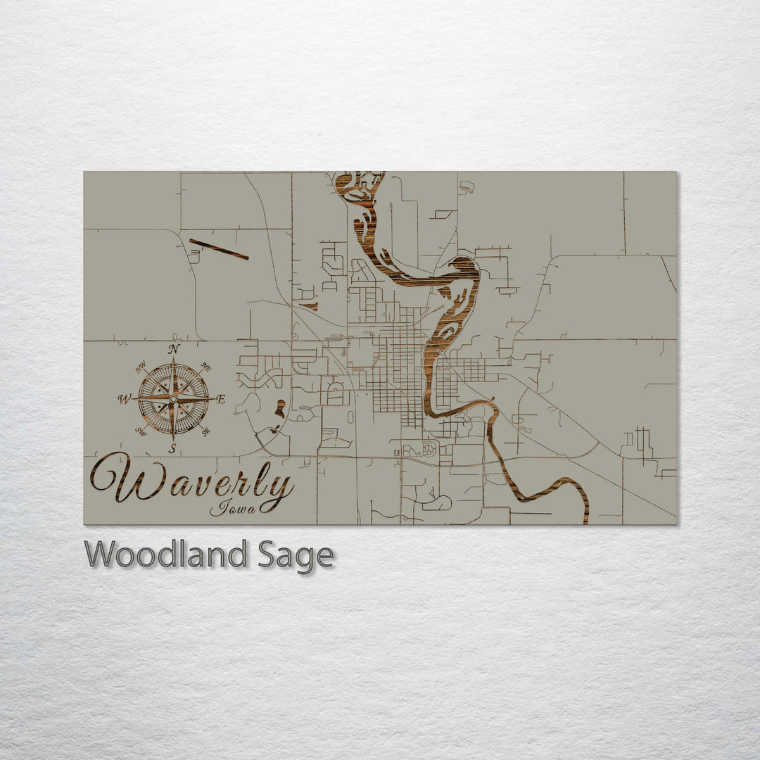 Waverly, Iowa Street Map