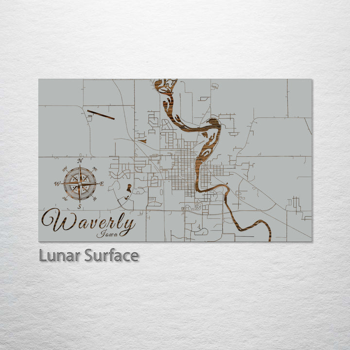 Waverly, Iowa Street Map