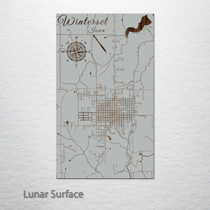 Winterset, Iowa Street Map