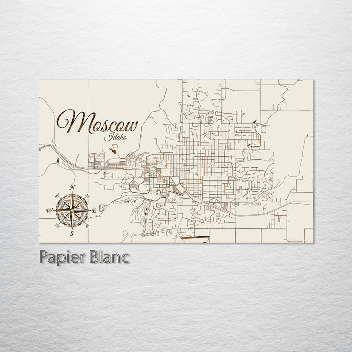 Moscow, Idaho Street Map