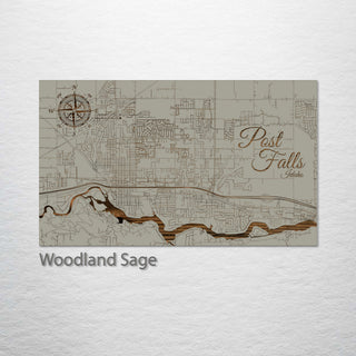 Post Falls, Idaho Street Map