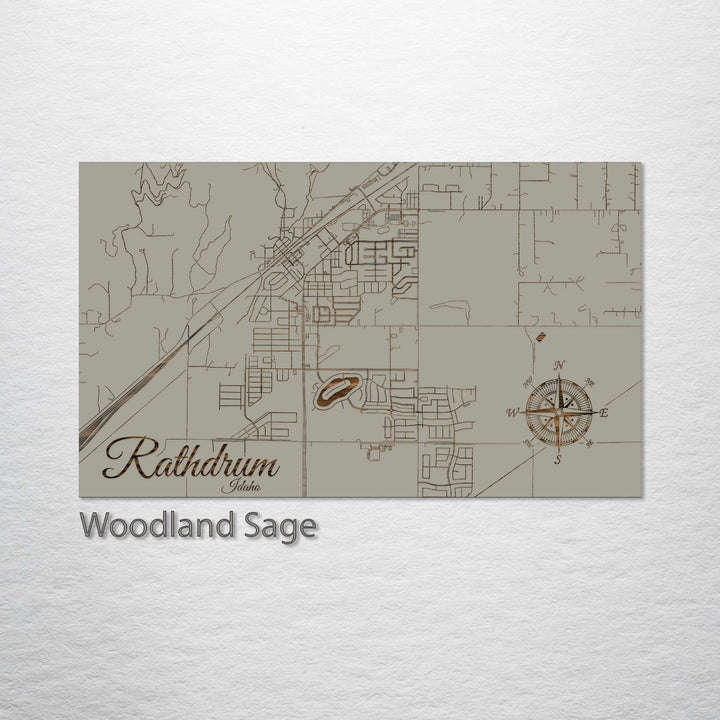 Rathdrum, Idaho Street Map