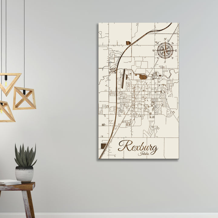 Rexburg, Idaho Street Map