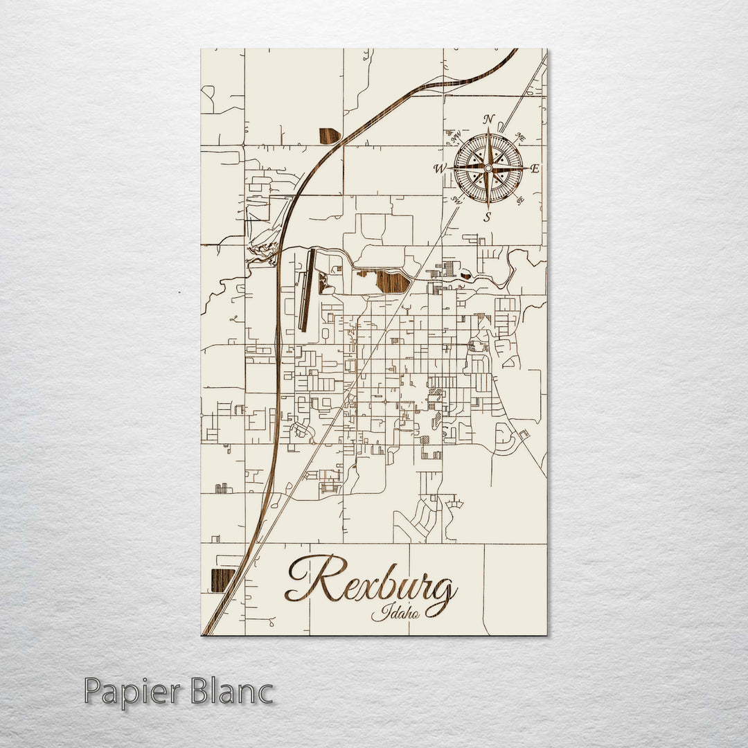 Rexburg, Idaho Street Map