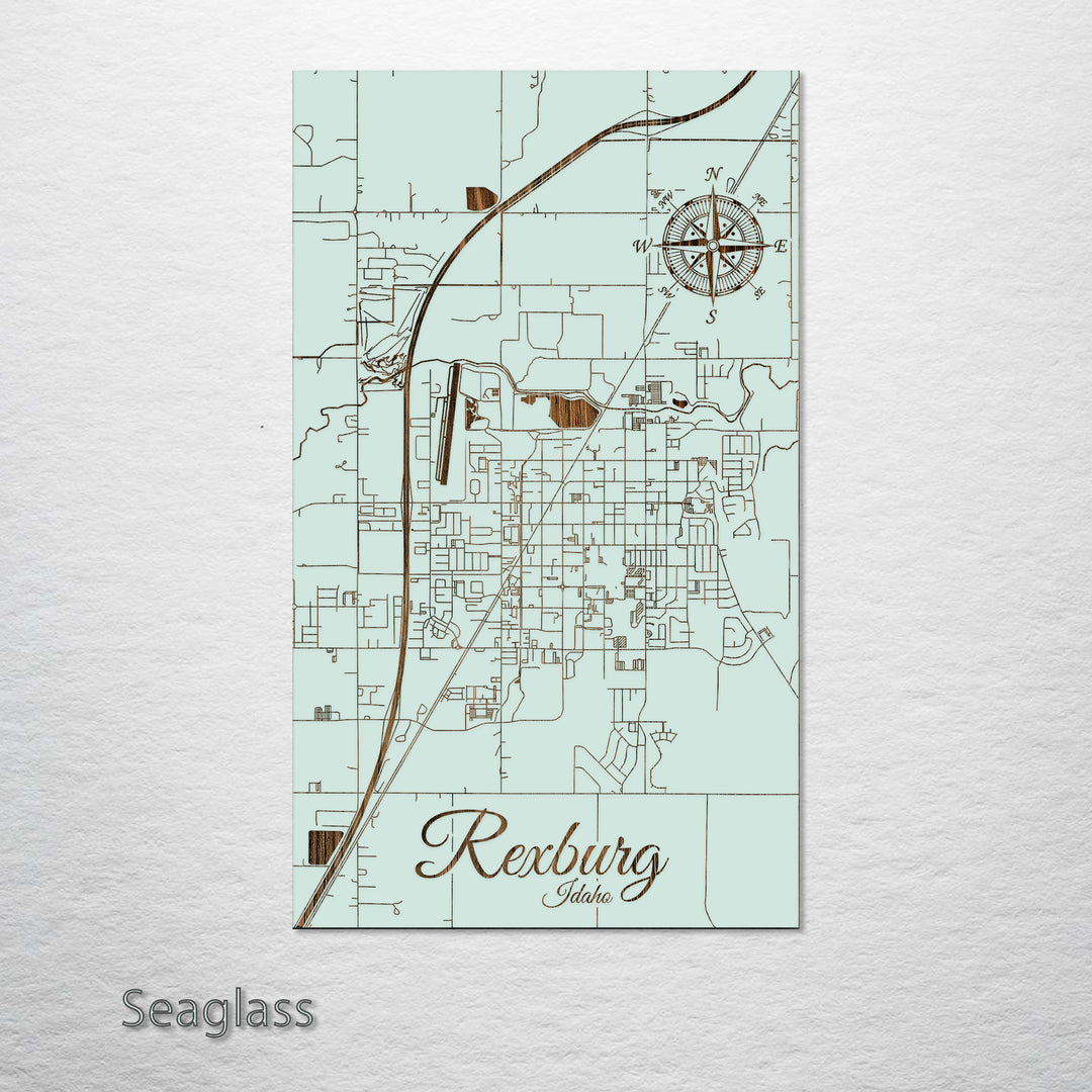 Rexburg, Idaho Street Map