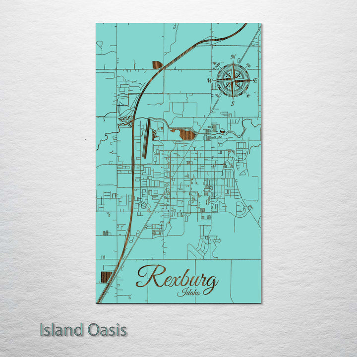 Rexburg, Idaho Street Map