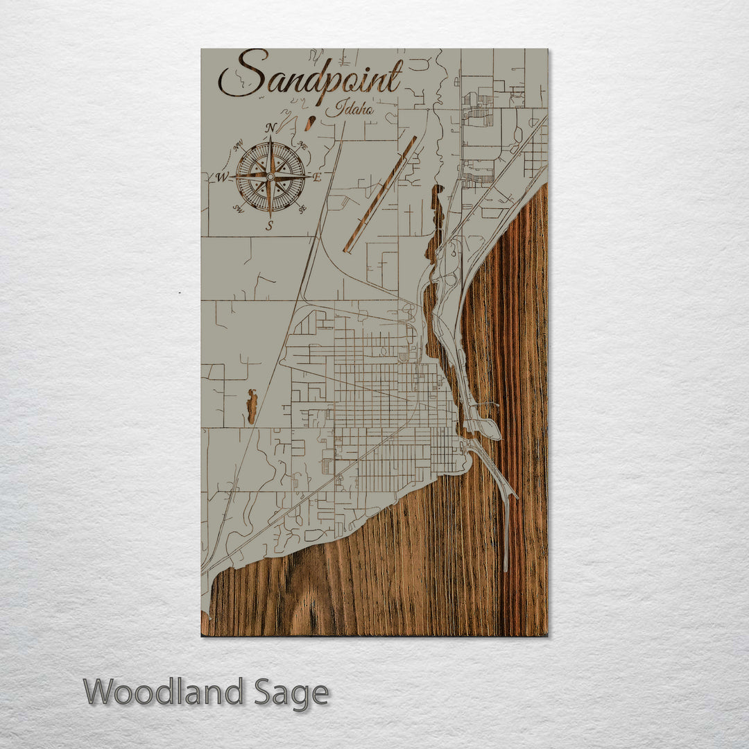 Sandpoint, Idaho Street Map