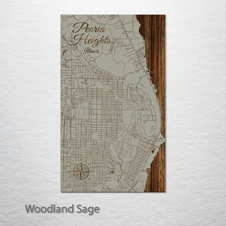 Peoria Heights, Illinois Street Map